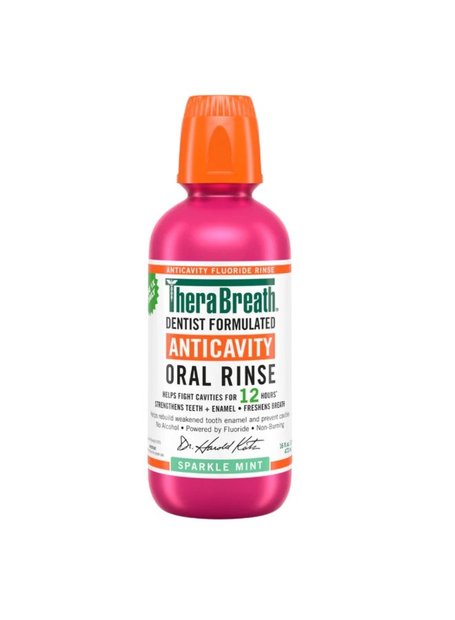 Batiste Breath Healthy Gums Mouthwash, Alcohol-Free Oral Rinse for Plaque Control, Gum Care & Fresh Breath - Sparkle Mint